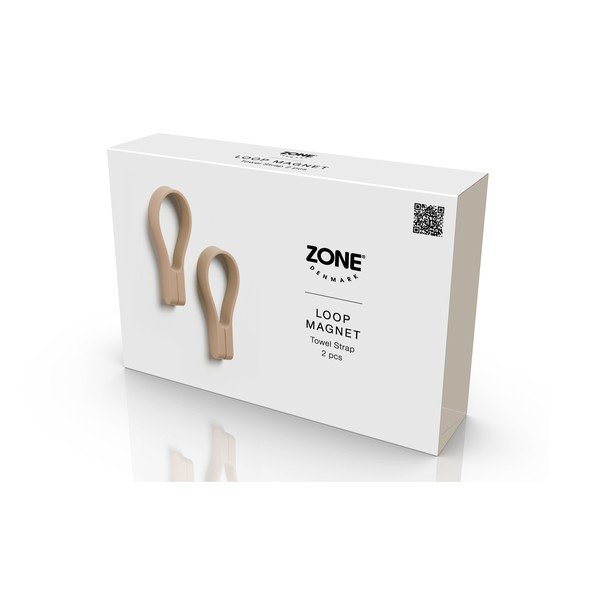 Béžová poutka v sadě 2 ks bez vrtání Loop – Zone-image-3