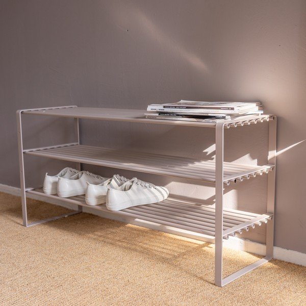 Taupe kovový botník 70x48,5x29 cm Rex – Spinder Design-image-1