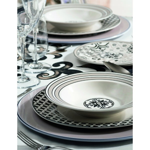 18dílná sada porcelánových talířů Brandani Alhambra-image-2