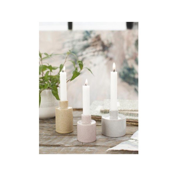 Kameninový svícen A Simple Mess Ortona Glacier Grey, ⌀ 9 cm-image-3