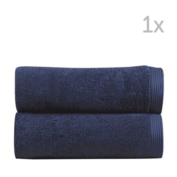 Tmavě modrý ručník Sorema New Plus, 30 x 50 cm