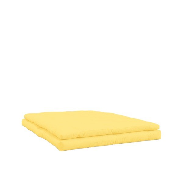 Variabilní pohovka s bíle prošívanými koženými pásky Karup Buckle Up Amarillo-image-3