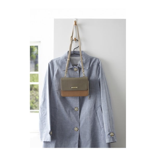 Bílý kovový věšák na dveře 1,5 cm Tower – YAMAZAKI-image-2