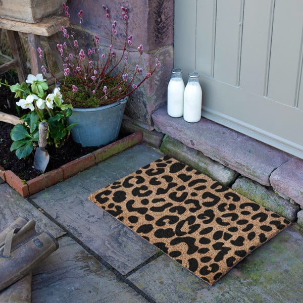 Rohožka z kokosového vlákna 40x60 cm Leopard – Artsy Doormats-image-3