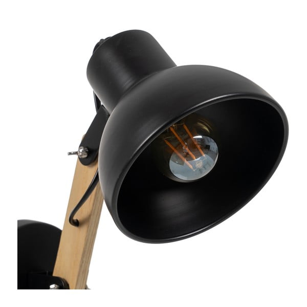 Nástěnné svítidlo v černé a přírodní barvě – Ixia-image-3