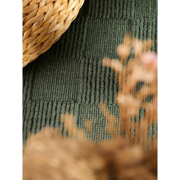 Tmavě zelený ručně tkaný vlněný koberec 200x300 cm Scala – Villeroy&Boch-image-4