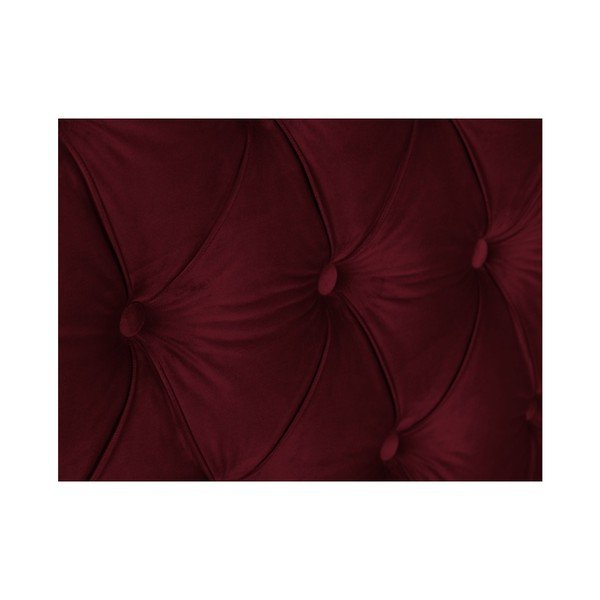 Červené čelo postele Mazzini Sofas Daisy, 200 x 120 cm-image-4