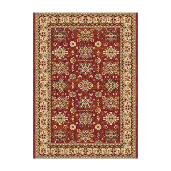 Hnědo-červený koberec Universal Terra Ornaments, 57 x 110 cm