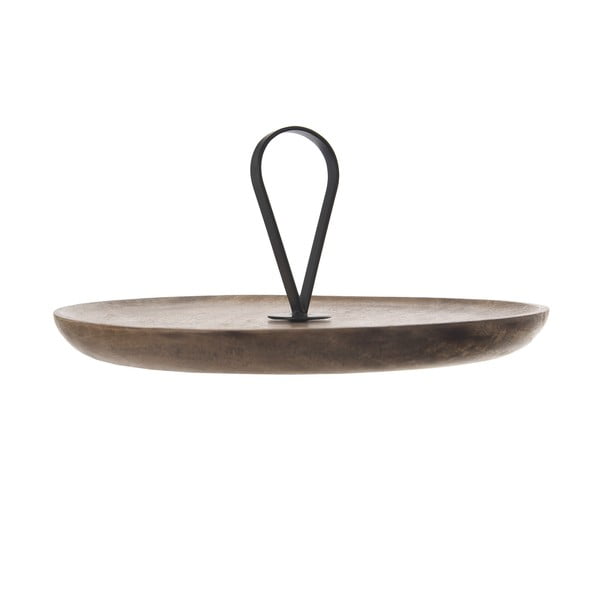 Servírovací dřevěný podnos ø 30 cm Mango – Orion-image-2