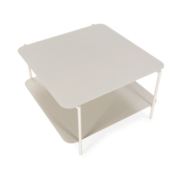 Krémový kovový konferenční stolek 70x73 cm Beatrix – MOME-image-4