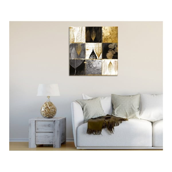 Obraz na plátně Golden Leaves, 45 x 45 cm-image-2