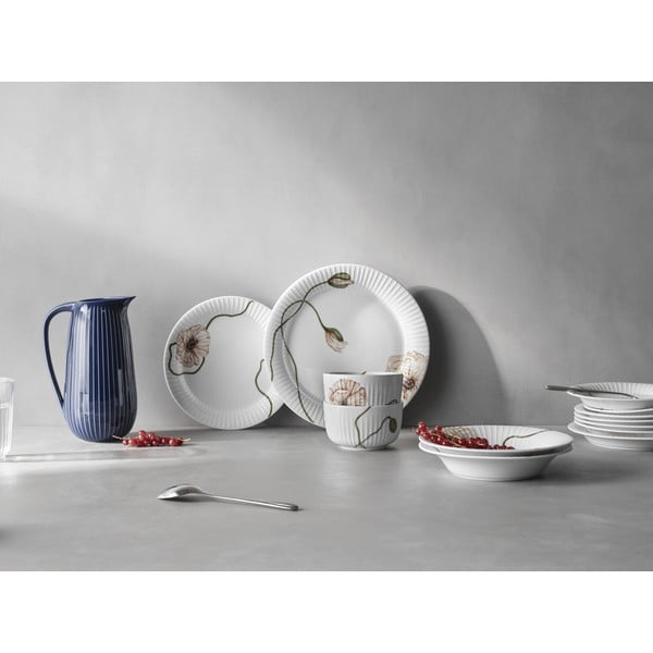Bílý porcelánový talíř Kähler Design Hammershøi Poppy, ø 27 cm-image-1
