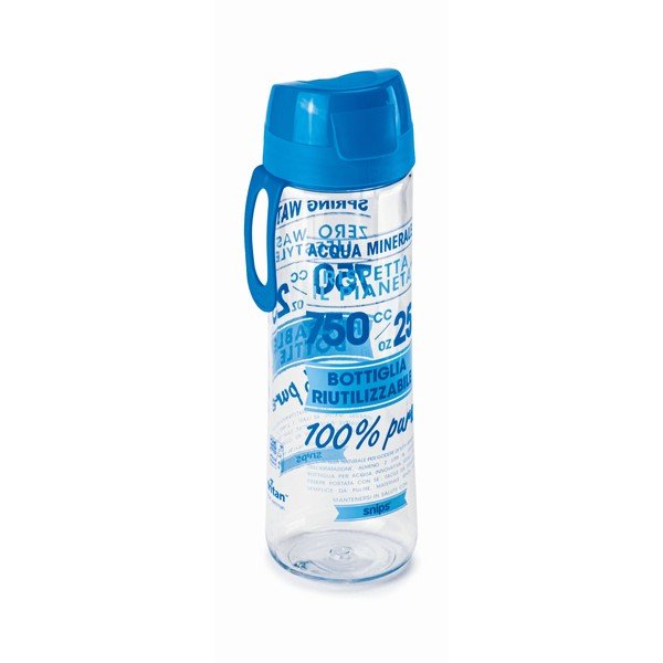 Bílo-modrá láhev na vodu Snips, 0,75 l-image-3