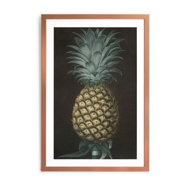 Obraz v rámu Velvet Atelier Ananas, 60 x 40 cm