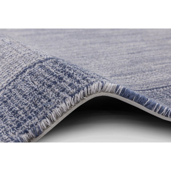 Tmavě modrý vlněný koberec 200x300 cm Linea – Agnella-image-2