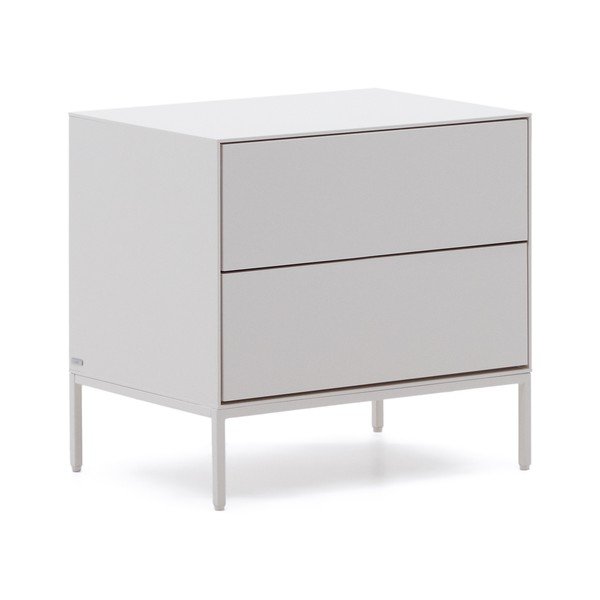 Bílý noční stolek Vedrana – Kave Home-image-3