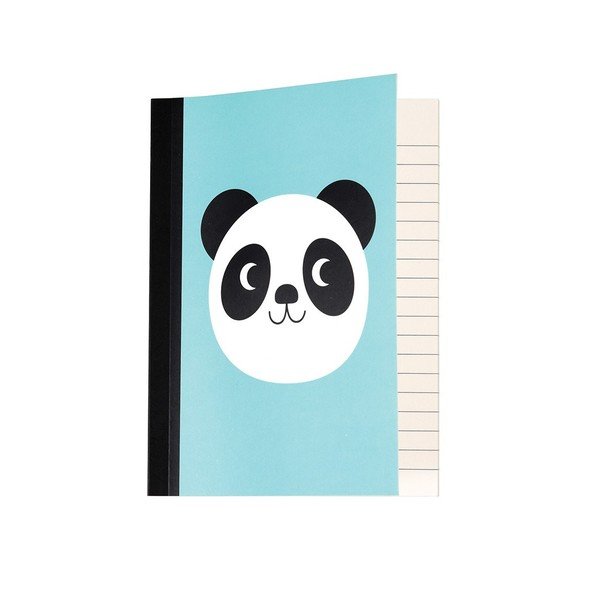 Sada 2 linkovaných sešitů s potiskem pandy Rex London Miko The Panda-image-1