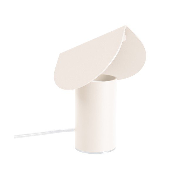 Béžová hliníková LED stolní lampa (výška 15 cm) BISCUIT – Thoro