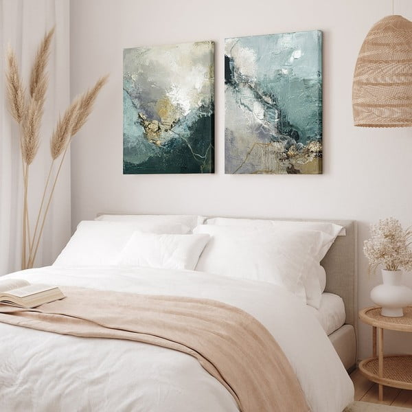 Obraz s ručně malovanými prvky na plátně 60x80 cm Uphill – Malerifabrikken-image-2