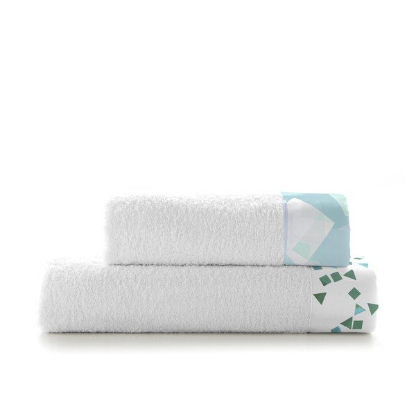 Sada 2 bavlněných ručníků Blanc Rain-image-1