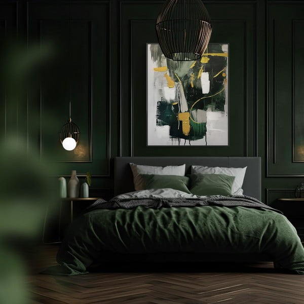 Obraz s ručně malovanými prvky s rámem/na plátně 70x100 cm For – Styler-image-2