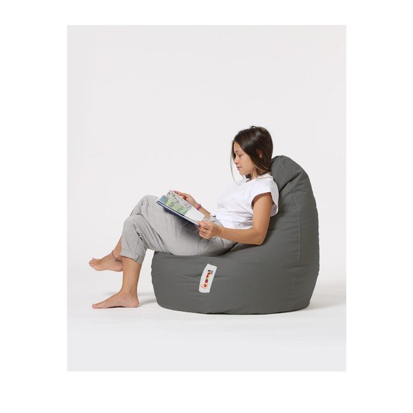 Tmavě šedý zahradní sedací vak Drop – Floriane Garden-image-2