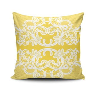 Polštář s příměsí bavlny Cushion Love Amarillo, 45 x 45 cm