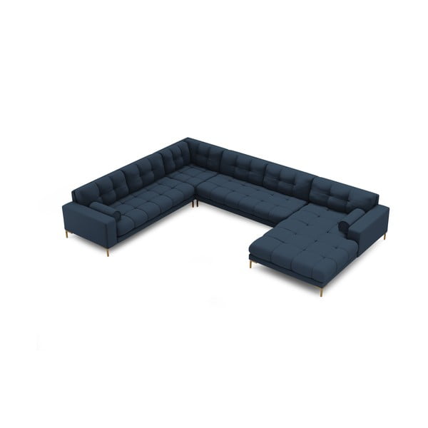 Modrá rohová pohovka (levý roh) Bali – Cosmopolitan Design-image-4