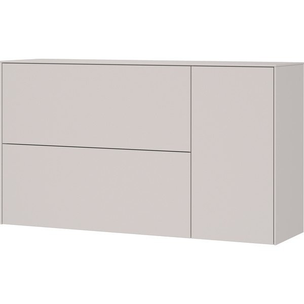 Krémový závěsný botník 137x78x41 cm – Germania