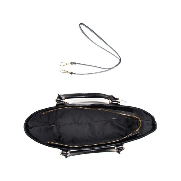 Kožená kabelka Carla Ferreri 351 Nero-image-1