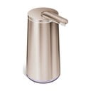 Automatický ocelový dávkovač mýdla ve zlaté barvě 266 ml - simplehuman