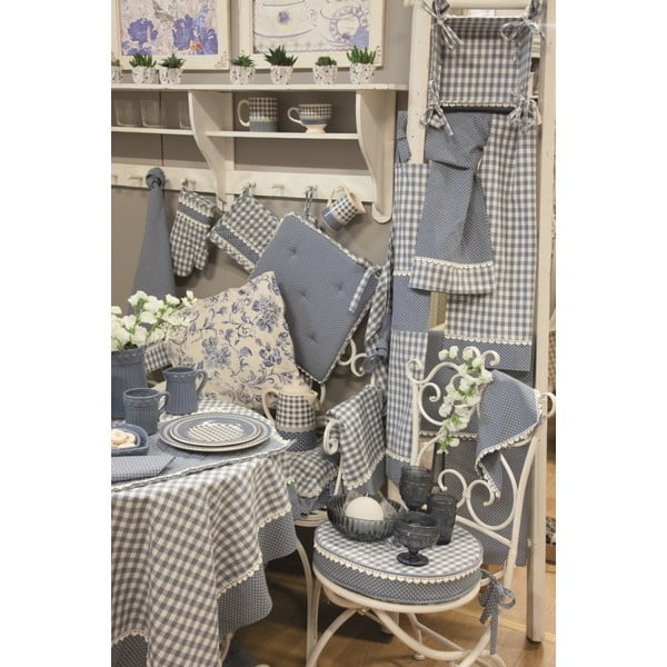 Dezertní talíř Blue Dots&Checks, 20.5 cm-image-1