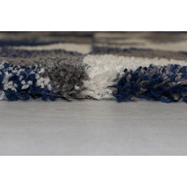 Tmavě modrý koberec Flair Rugs Nuru, 80 x 150 cm-image-2