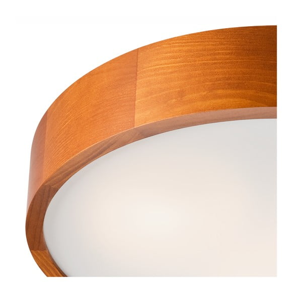 Koňakově hnědé stropní svítidlo se skleněným stínidlem ø 47 cm Eveline – LAMKUR-image-3