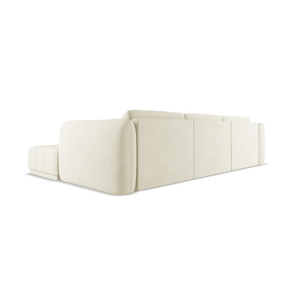 Bílá rohová pohovka (pravý roh) Hoku – Makamii-image-4