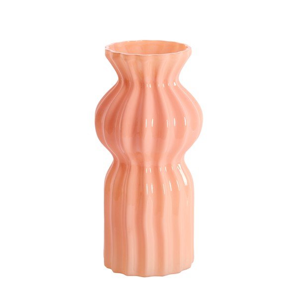 Růžová skleněná váza (výška 28 cm) Terento – Light & Living