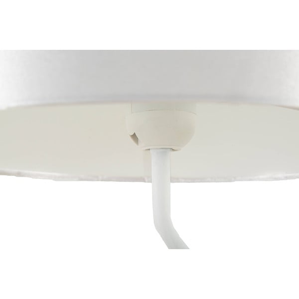 Stolní lampa s textilním stínidlem v bílo-zlaté barvě (výška 64 cm) Dancer – Mauro Ferretti-image-4