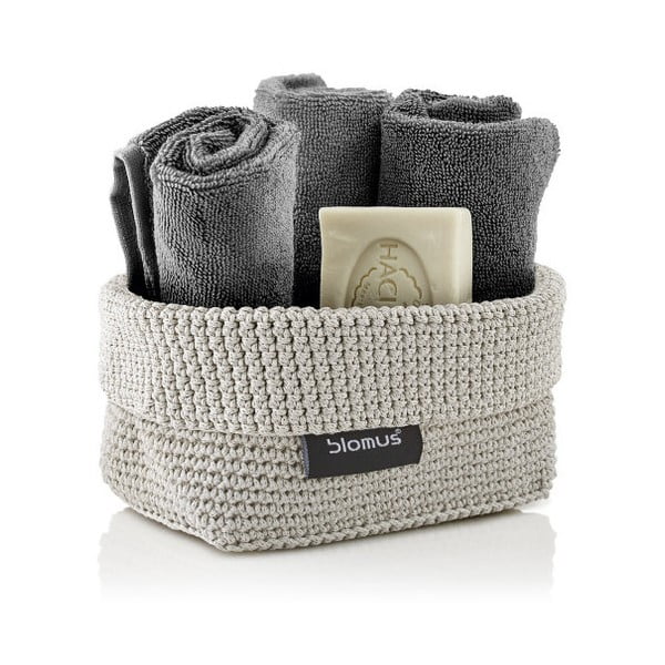 Béžový úložný košík Blomus Rope, 10 x 15,5 cm-image-1