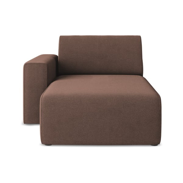 Růžový modul pohovky (levý roh) Kalea – Makamii