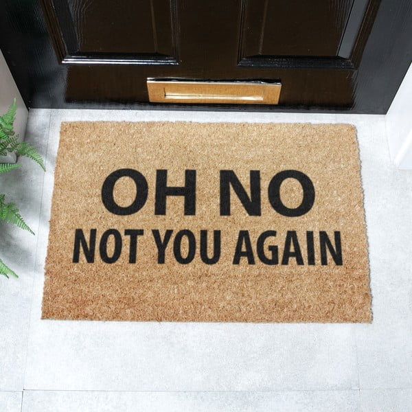 Rohožka z kokosového vlákna 40x60 cm Not You Again – Artsy Doormats-image-2