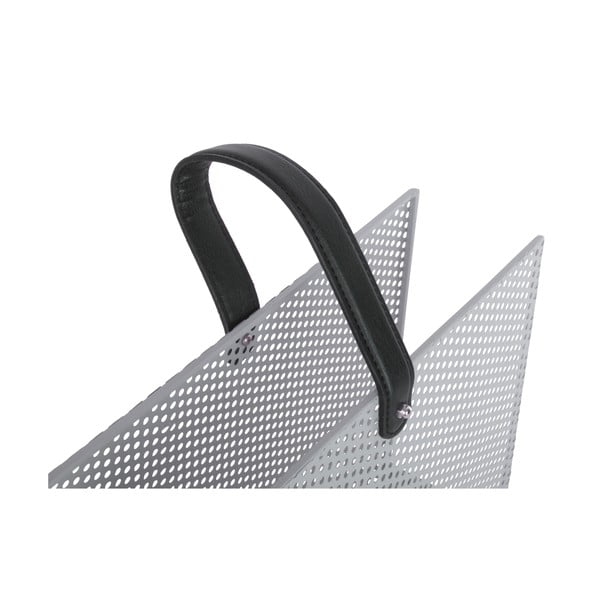 Šedý kovový držák na časopisy PT LIVING Perky-image-3