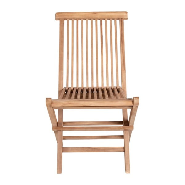 Dřevěné zahradní židle v přírodní barvě v sadě 2 ks Toledo – House Nordic-image-2