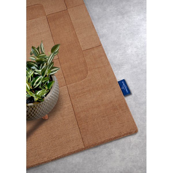 Hnědý ručně tkaný vlněný běhoun 80x250 cm Charlotte – Villeroy&Boch-image-2