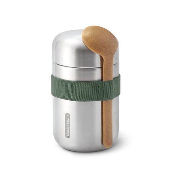 Termoska na jídlo z nerezové oceli ve stříbrné barvě 400 ml – Black + Blum