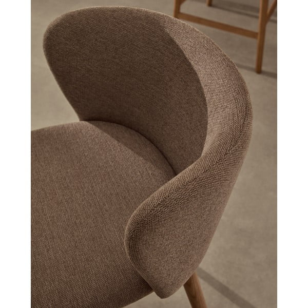 Světle hnědá barová židle (výška sedáku 75,5 cm) Ciselia – Kave Home-image-3