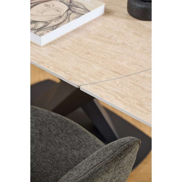 Tmavě šedé jídelní křeslo s područkami Graham – Actona-image-4