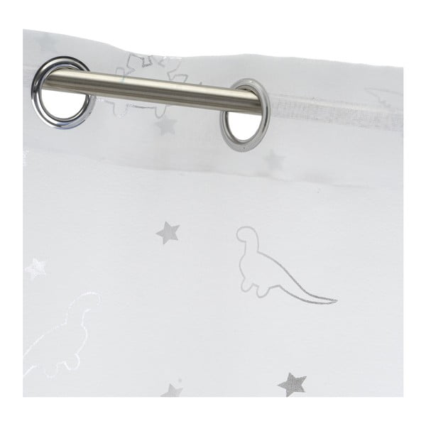 Bílá/ve stříbrné barvě záclona 140x260 cm Dinos – Casa Selección-image-3