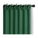 Tmavě zelený dimout závěs 140x250 cm Carli Tie – Restilo