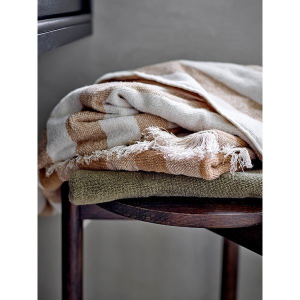 Hnědo-béžový bavlněný ručník 50x100 cm Elaia – Bloomingville-image-4