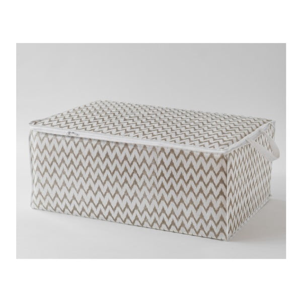 Béžový úložný box Compactor Ikat, 70 x 50 cm